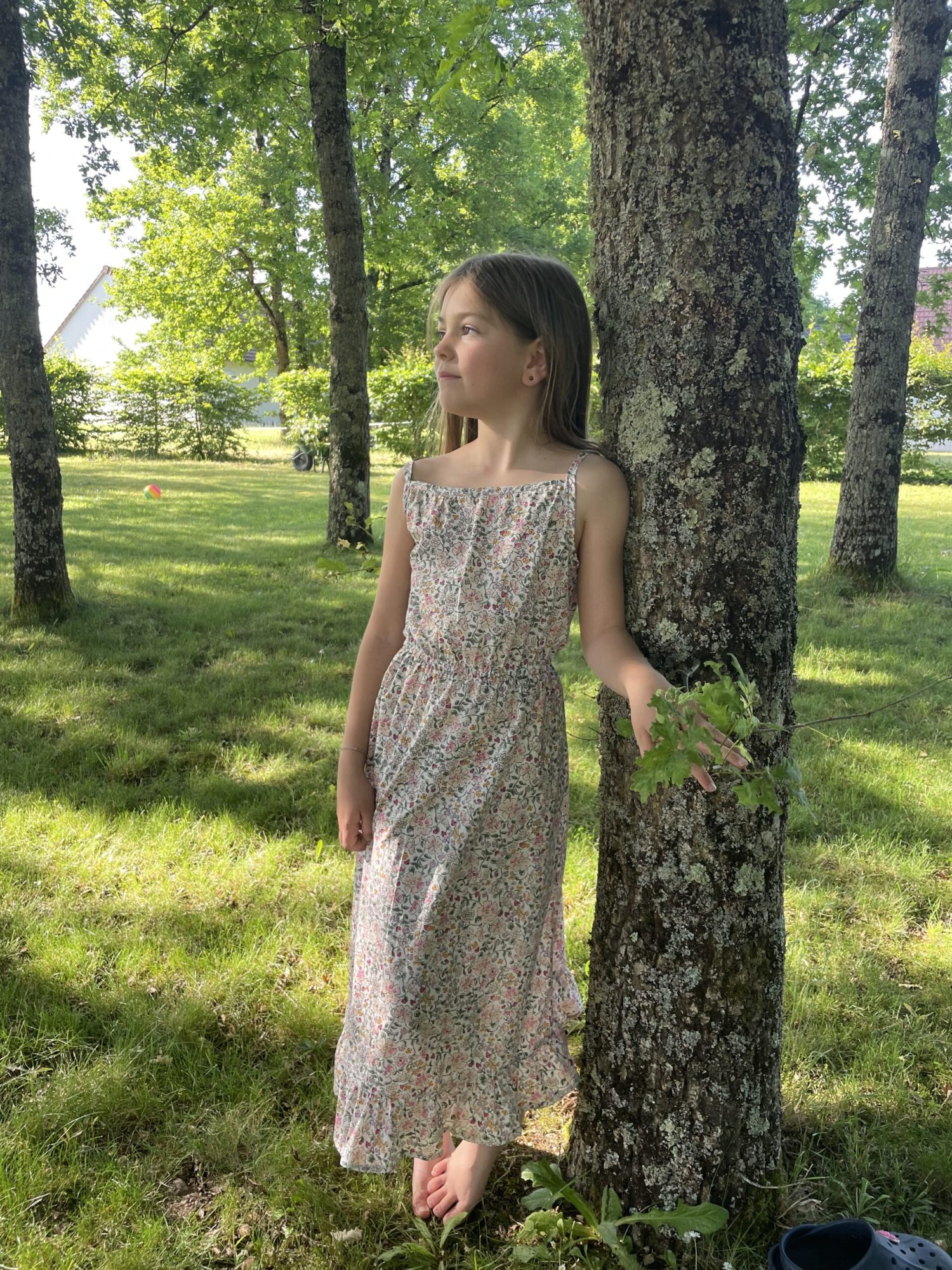 Robe longue fleurie bohème