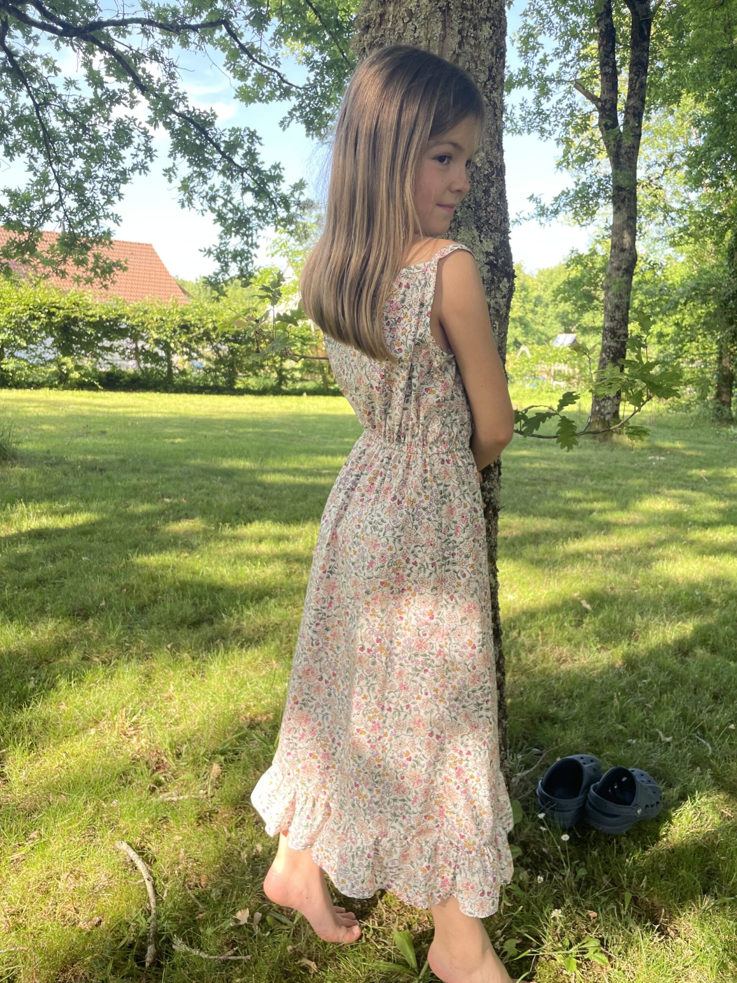 Robe longue fleurie bohème